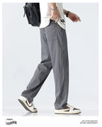 Men's Lyocell Straight Trousers - Ultra - Thin Breathable Casual Summer Sweatpants - StepByStepNow