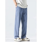 Men's Lyocell Straight Trousers - Ultra - Thin Breathable Casual Summer Sweatpants - StepByStepNow