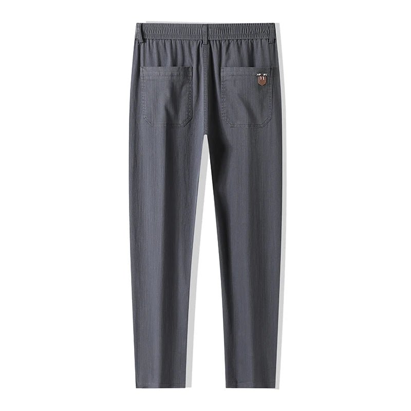 Men’s Premium Cotton Casual Pants – Slim Fit Korean Fashion Trousers - StepByStepNow