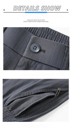 Men’s Premium Cotton Casual Pants – Slim Fit Korean Fashion Trousers - StepByStepNow