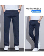 Men’s Premium Cotton Casual Pants – Slim Fit Korean Fashion Trousers - StepByStepNow
