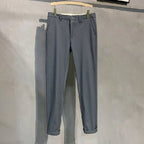 Men’s Premium Cotton Stretch Trousers – Classic Business - Casual Fashion - StepByStepNow