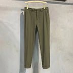 Men’s Premium Cotton Stretch Trousers – Classic Business - Casual Fashion - StepByStepNow