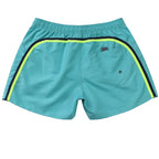 Mens Quick Dry Three Quarter Length Beach Shorts Casual Swim Board Shorts With Inner Lining Summer Vacation Bottoms - StepByStepNow