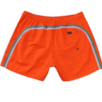 Mens Quick Dry Three Quarter Length Beach Shorts Casual Swim Board Shorts With Inner Lining Summer Vacation Bottoms - StepByStepNow