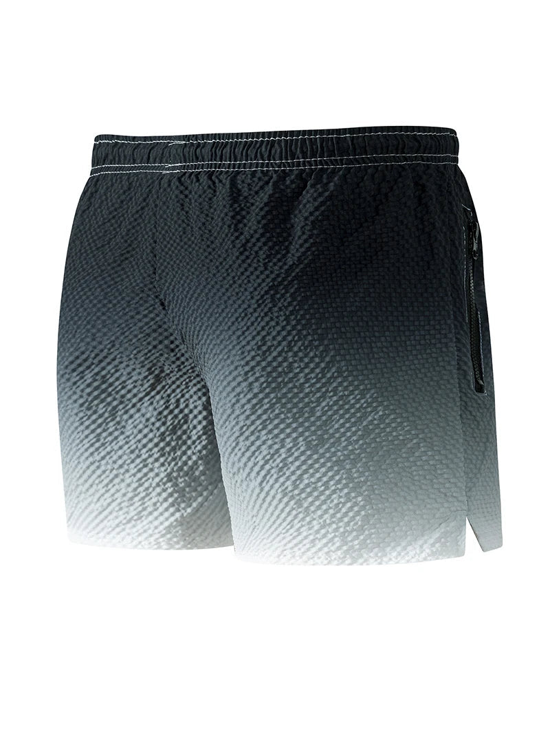 Men’s Seersucker Swim Shorts with Mesh Lining — Image 25