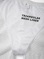 Men’s Seersucker Swim Shorts with Mesh Lining — Image 5