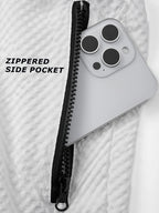Men’s Seersucker Swim Shorts with Mesh Lining — Image 4