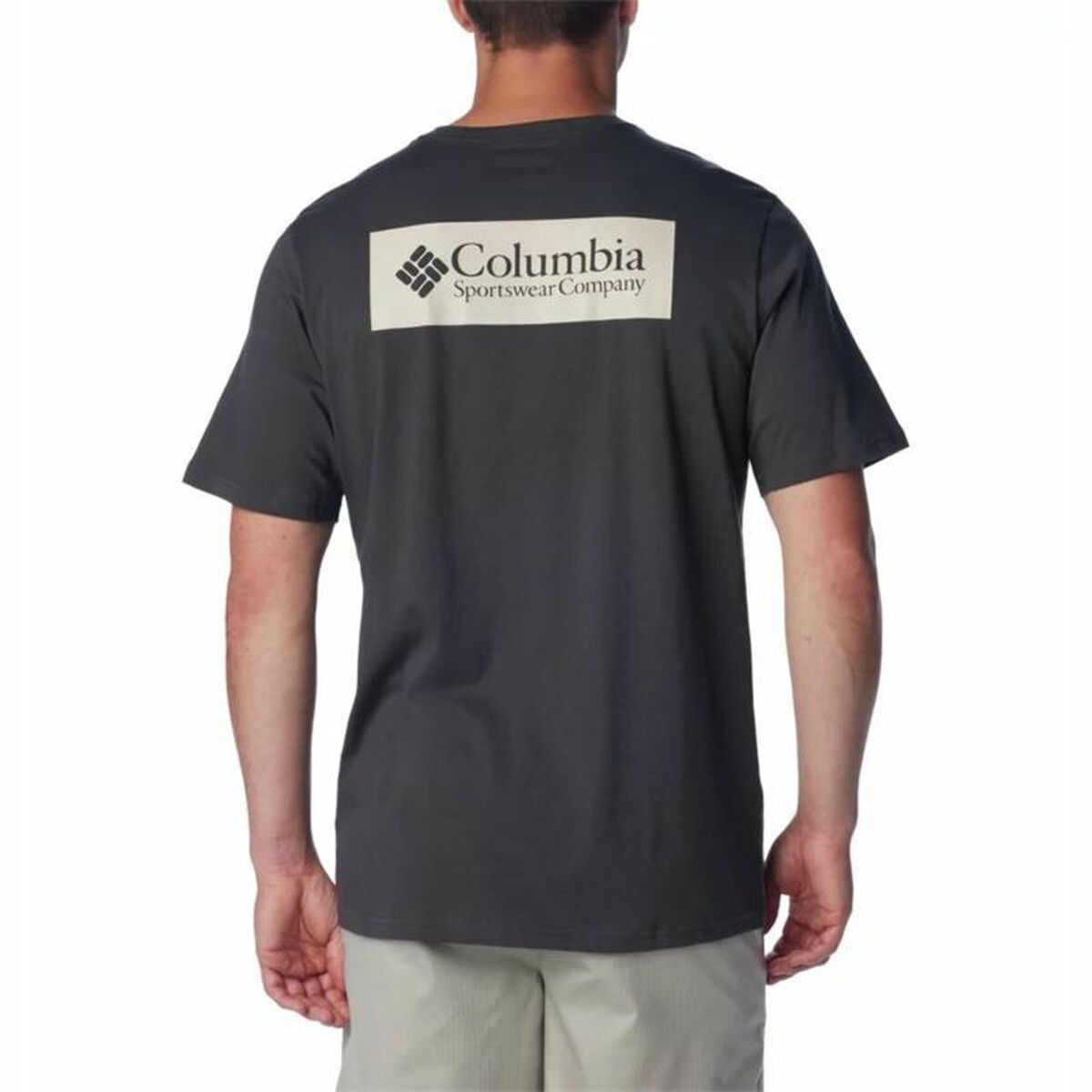 Men’s Short Sleeve T-Shirt Columbia North Cascades™ Grey - StepByStep