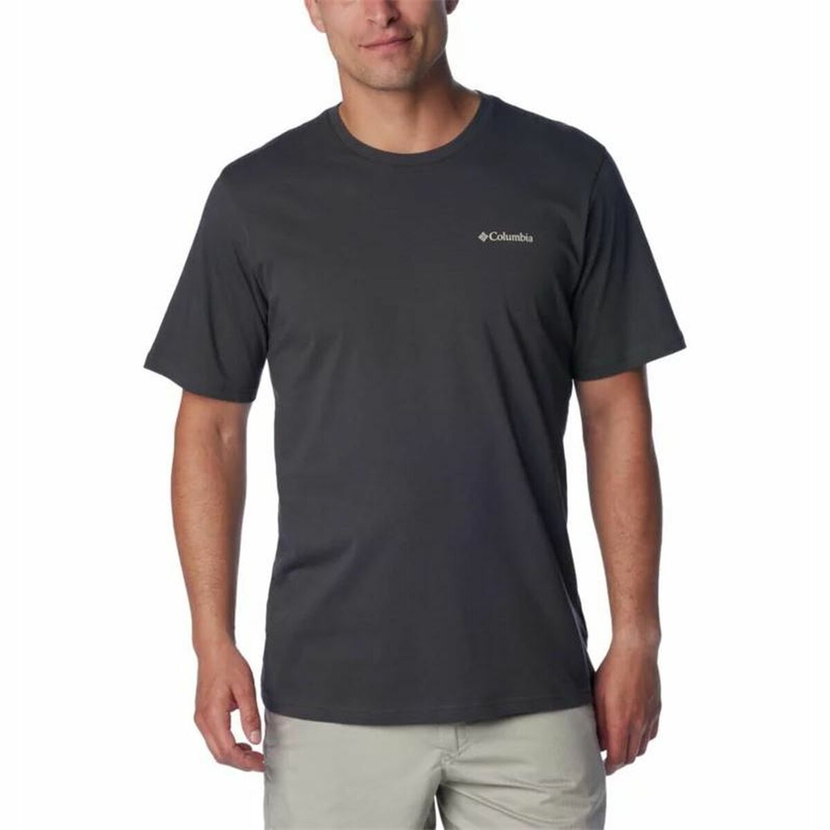 Men’s Short Sleeve T-Shirt Columbia North Cascades™ Grey - StepByStep