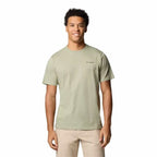 Men’s Short Sleeve T-Shirt Columbia North Cascades™ Sleeve Khaki - StepByStep