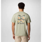 Men’s Short Sleeve T-Shirt Columbia North Cascades™ Sleeve Khaki - StepByStep