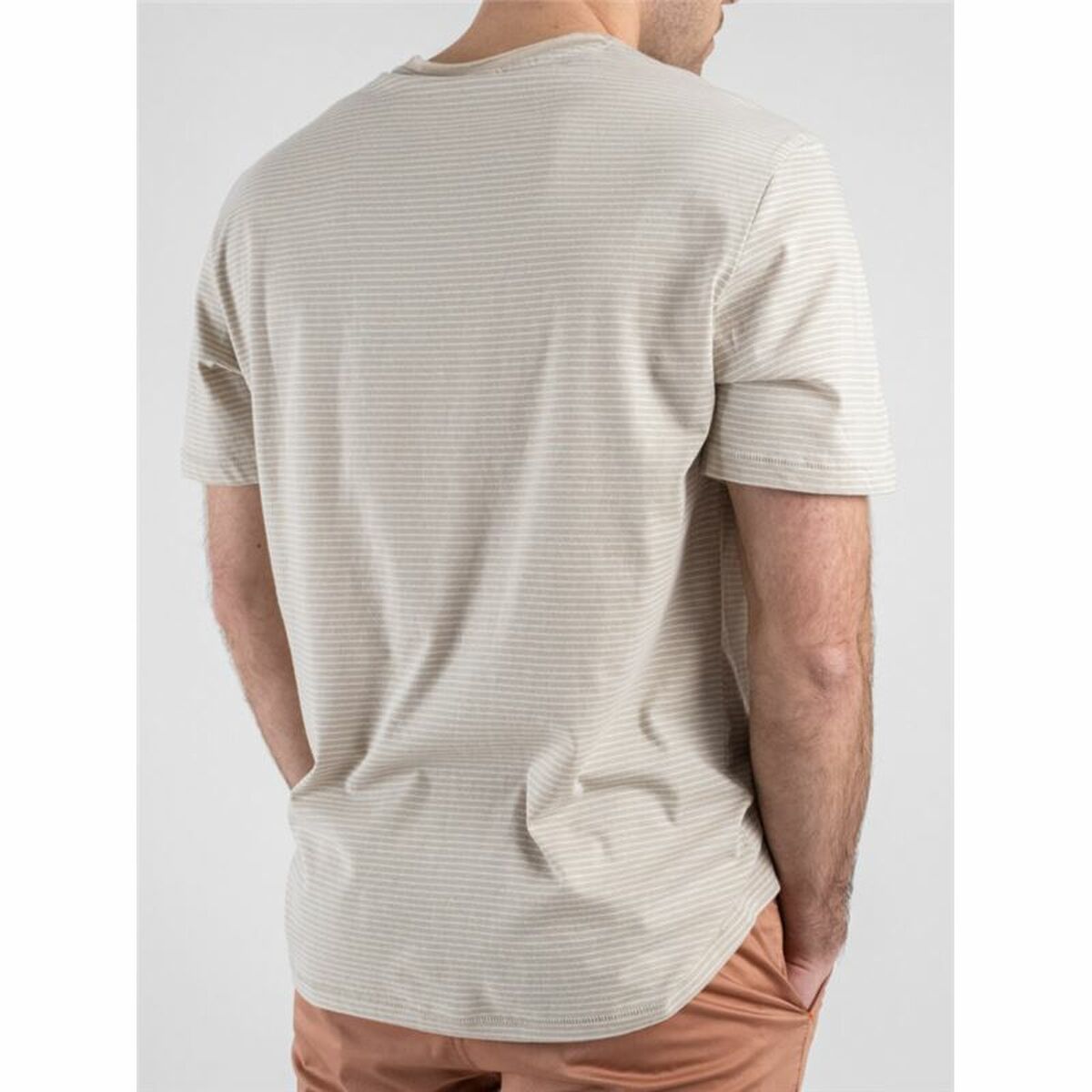 Men’s Short Sleeve T-Shirt Only & Sons Onsbale Reg Ss Beige - StepByStep