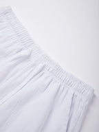 Men's Shorts Summer Lightweight Breathable Casual Beach Style Shorts Basic Solid Color Drawstring Elastic Waist Loose Shorts - StepByStepNow