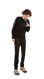 Men's Slim Jean (Black) - StepByStep