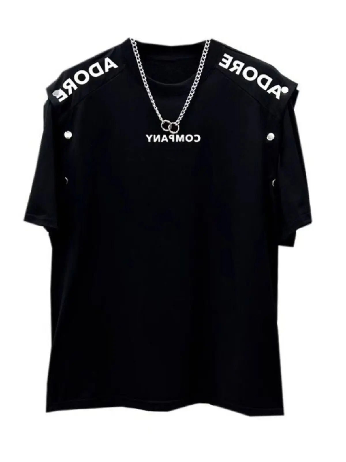 Men's Splicing Detachable T-Shirt - Irregular Loose Summer Vest &amp; Trendy Top | StepbyStepNow - StepByStepNow