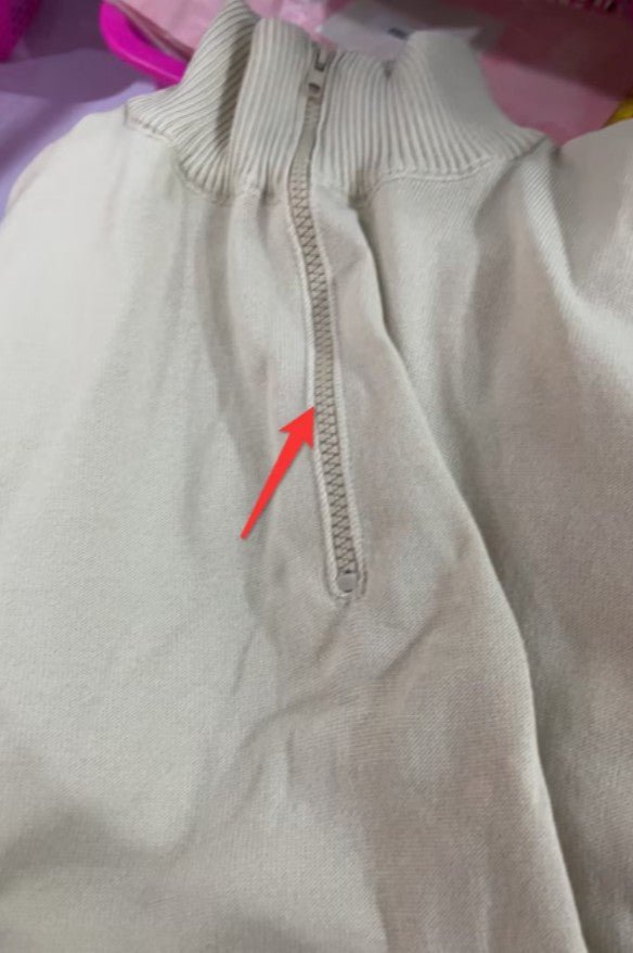 Men's Stand Collar Zipper Sweater Winter Fashion Solid Color Long Sleeve Knitted Top Clothing - StepByStepNow