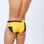 Mens Swimwear Swim Briefs Contrast Color Low Rise Sexy Pouch Swimming Trunks Board Shorts Swimsuit Surf Beachwear Male Bañadores - StepByStepNow