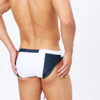 Mens Swimwear Swim Briefs Contrast Color Low Rise Sexy Pouch Swimming Trunks Board Shorts Swimsuit Surf Beachwear Male Bañadores - StepByStepNow