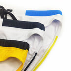 Mens Swimwear Swim Briefs Contrast Color Low Rise Sexy Pouch Swimming Trunks Board Shorts Swimsuit Surf Beachwear Male Bañadores - StepByStepNow