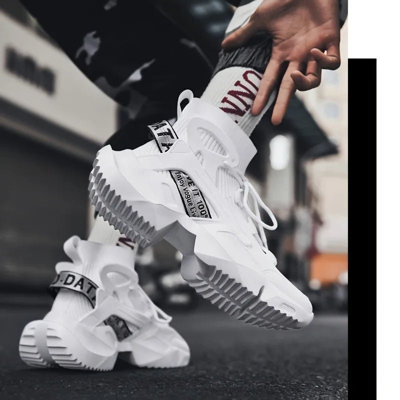Men's Trendy Dad Shoes, 2025 Autumn High Top Casual Sports Shoes, Fashionable, Lightweight and Versatile Shoes - StepByStepNow