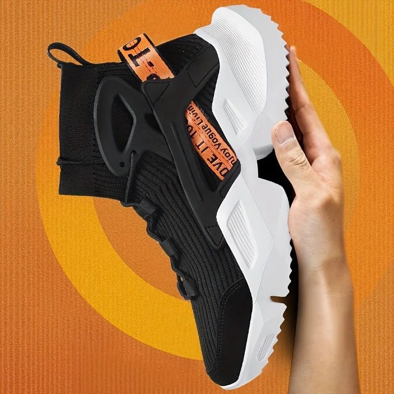 Men's Trendy Dad Shoes, 2025 Autumn High Top Casual Sports Shoes, Fashionable, Lightweight and Versatile Shoes - StepByStepNow