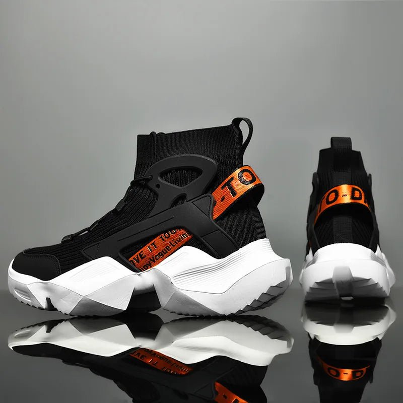 Men's Trendy Dad Shoes, 2025 Autumn High Top Casual Sports Shoes, Fashionable, Lightweight and Versatile Shoes - StepByStepNow
