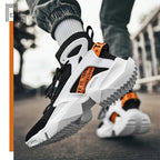 Men's Trendy Dad Shoes, 2025 Autumn High Top Casual Sports Shoes, Fashionable, Lightweight and Versatile Shoes - StepByStepNow