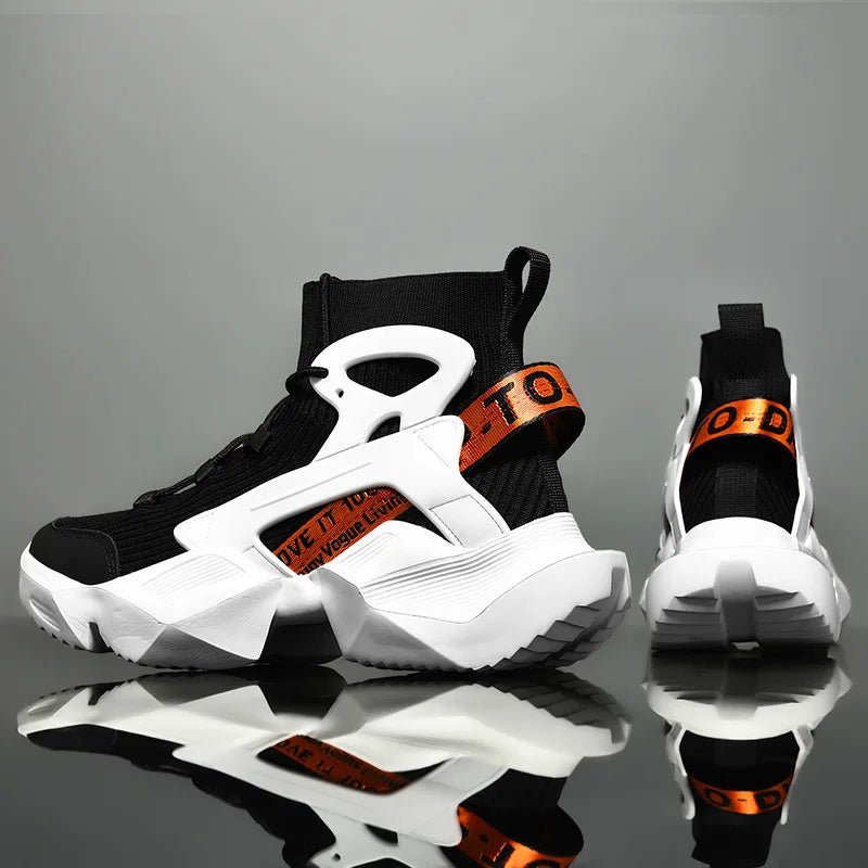 Men's Trendy Dad Shoes, 2025 Autumn High Top Casual Sports Shoes, Fashionable, Lightweight and Versatile Shoes - StepByStepNow
