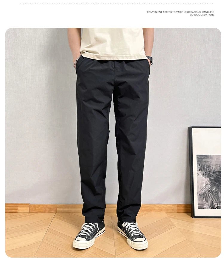 Men’s Ultra - Thin Summer Cargo Pants – Quick - Dry Tapered Streetwear - StepByStepNow