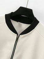 Men's Waffle Textured Thermal Bomber Jacket – Fleece Lined Full Zip Coat with Sleeve Pocket, Casual Winter Streetwear & Daily - StepByStepNow