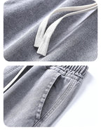 Men's Y2K Baggy Jeans - Korean Retro Streetwear Wide - Leg Straight Hip - Hop Pants - StepByStepNow