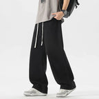 Men's Y2K Baggy Jeans - Korean Retro Streetwear Wide - Leg Straight Hip - Hop Pants - StepByStepNow