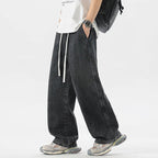Men's Y2K Baggy Jeans - Korean Retro Streetwear Wide - Leg Straight Hip - Hop Pants - StepByStepNow