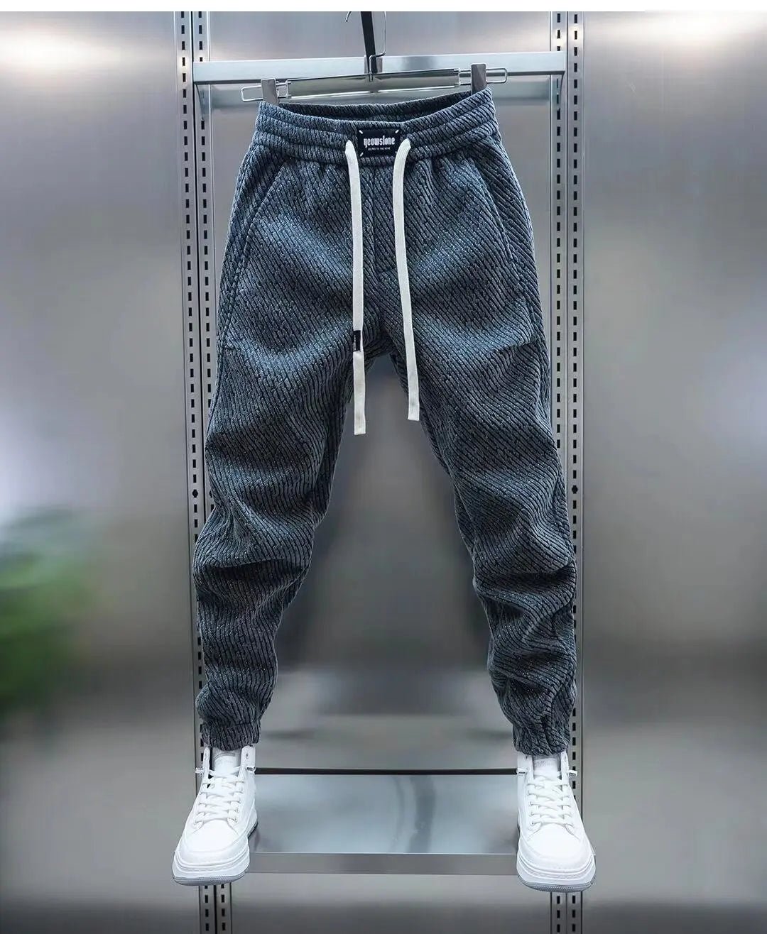 Men’s Y2K Baggy Sweatpants – Wide Leg Winter Workout & Gym Pants - StepByStepNow