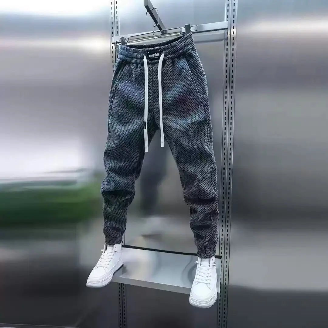 Men’s Y2K Baggy Sweatpants – Wide Leg Winter Workout & Gym Pants - StepByStepNow