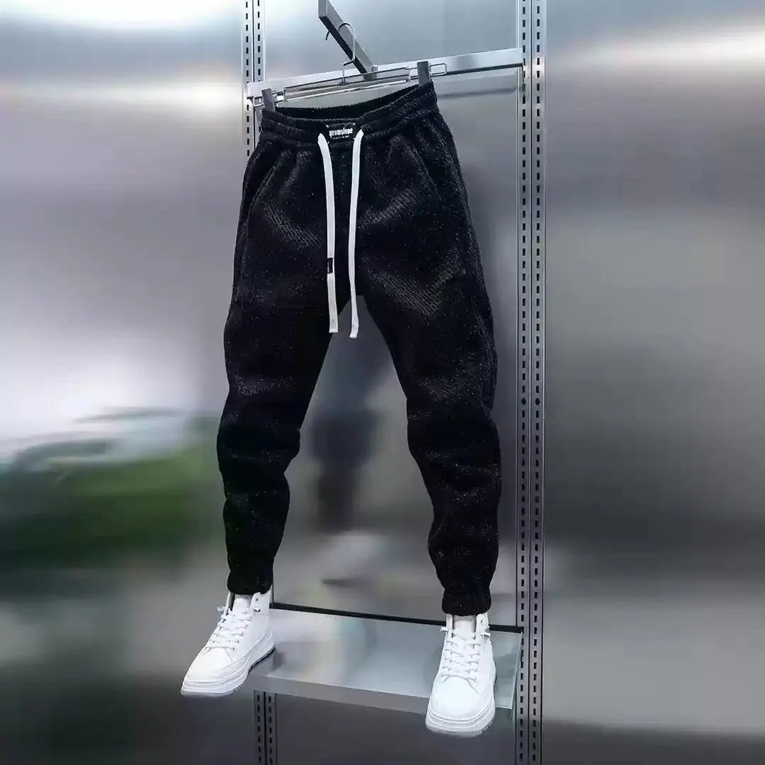 Men’s Y2K Baggy Sweatpants – Wide Leg Winter Workout & Gym Pants - StepByStepNow