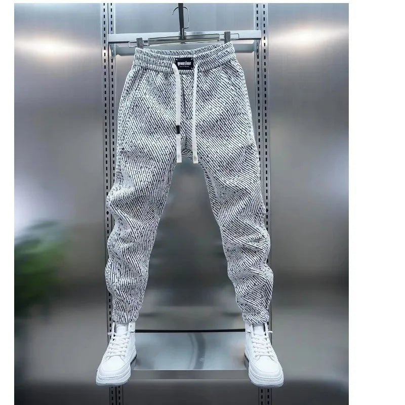Men’s Y2K Baggy Sweatpants – Wide Leg Winter Workout & Gym Pants - StepByStepNow