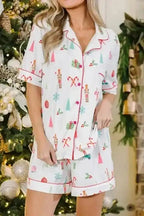 Merry Mornings Shorts Pajama Set - StepByStep