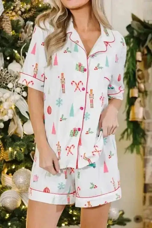 Merry Mornings Shorts Pajama Set - StepByStep