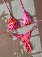 Women’s Printed Thong-Bottom Bikini — Image 15
