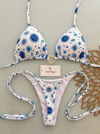 Micro Bikinis 2026 Push Up Women Swimsuit String Swimwear Brazilian Bikini Set Halter Biquini Floral Swimsuit Solid Beachwear - StepByStepNow