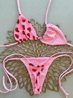 Micro Bikinis 2026 Push Up Women Swimsuit String Swimwear Brazilian Bikini Set Halter Biquini Floral Swimsuit Solid Beachwear - StepByStepNow