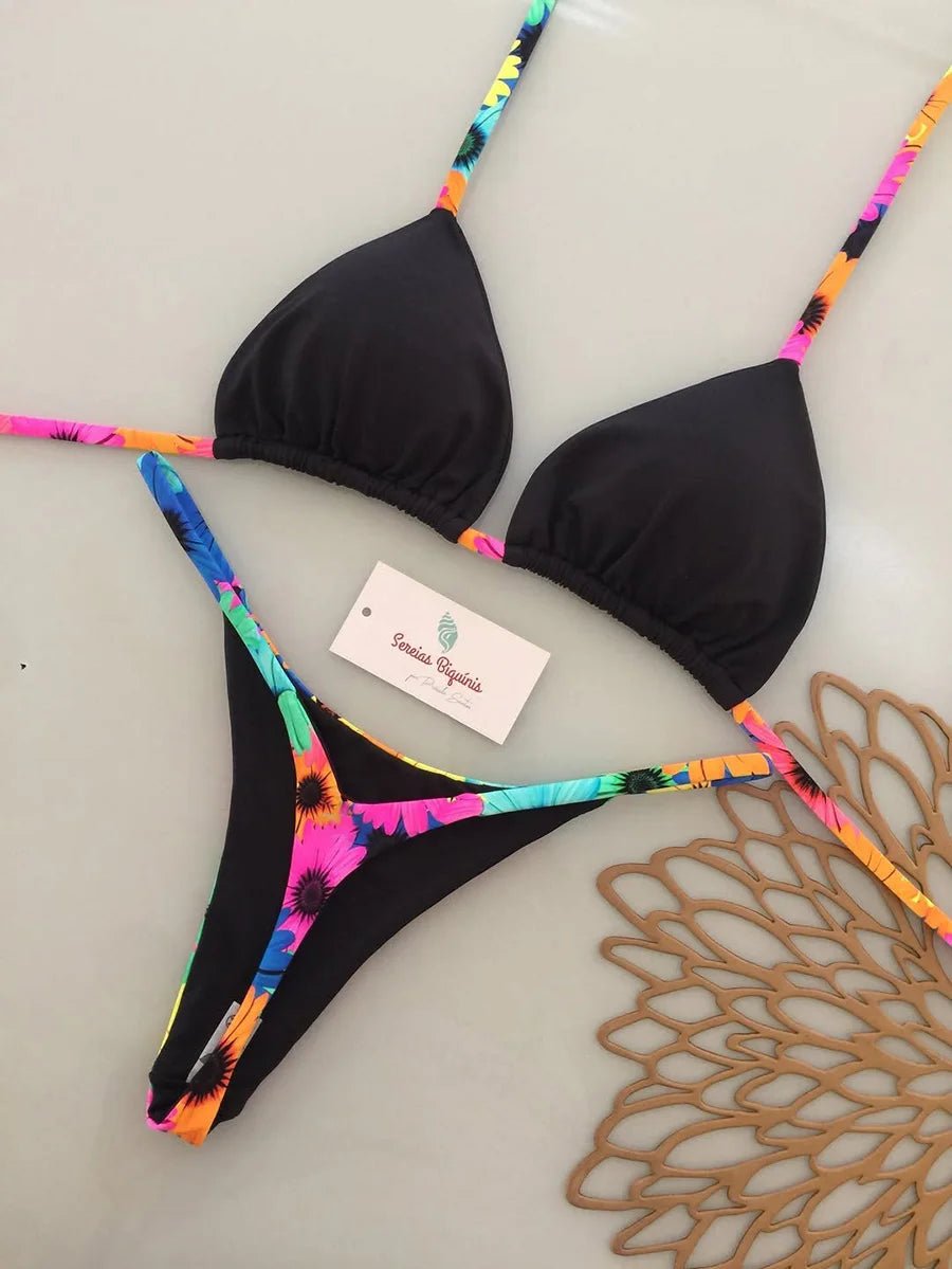 Micro Bikinis 2026 Women Swimsuit New Sexy Swimwear Halter Bikini Set Brazilian Biquini Female Thong Beachwear Party Wear - StepByStepNow