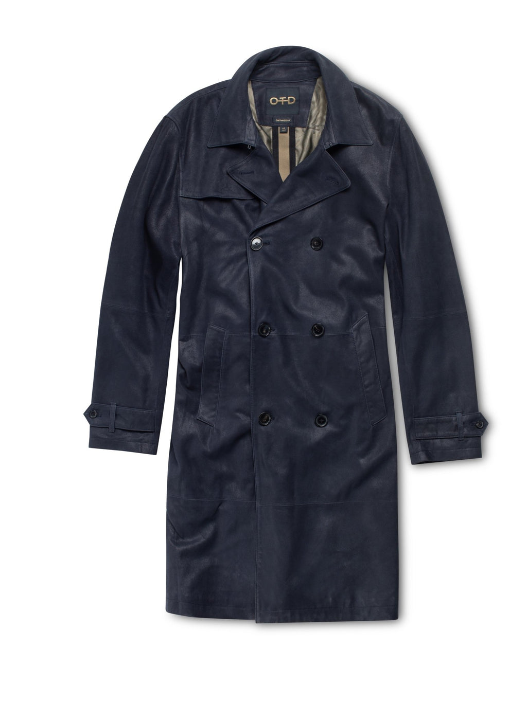 Midnight Suede Trench Coat - StepByStep