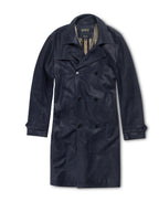 Midnight Suede Trench Coat - StepByStep