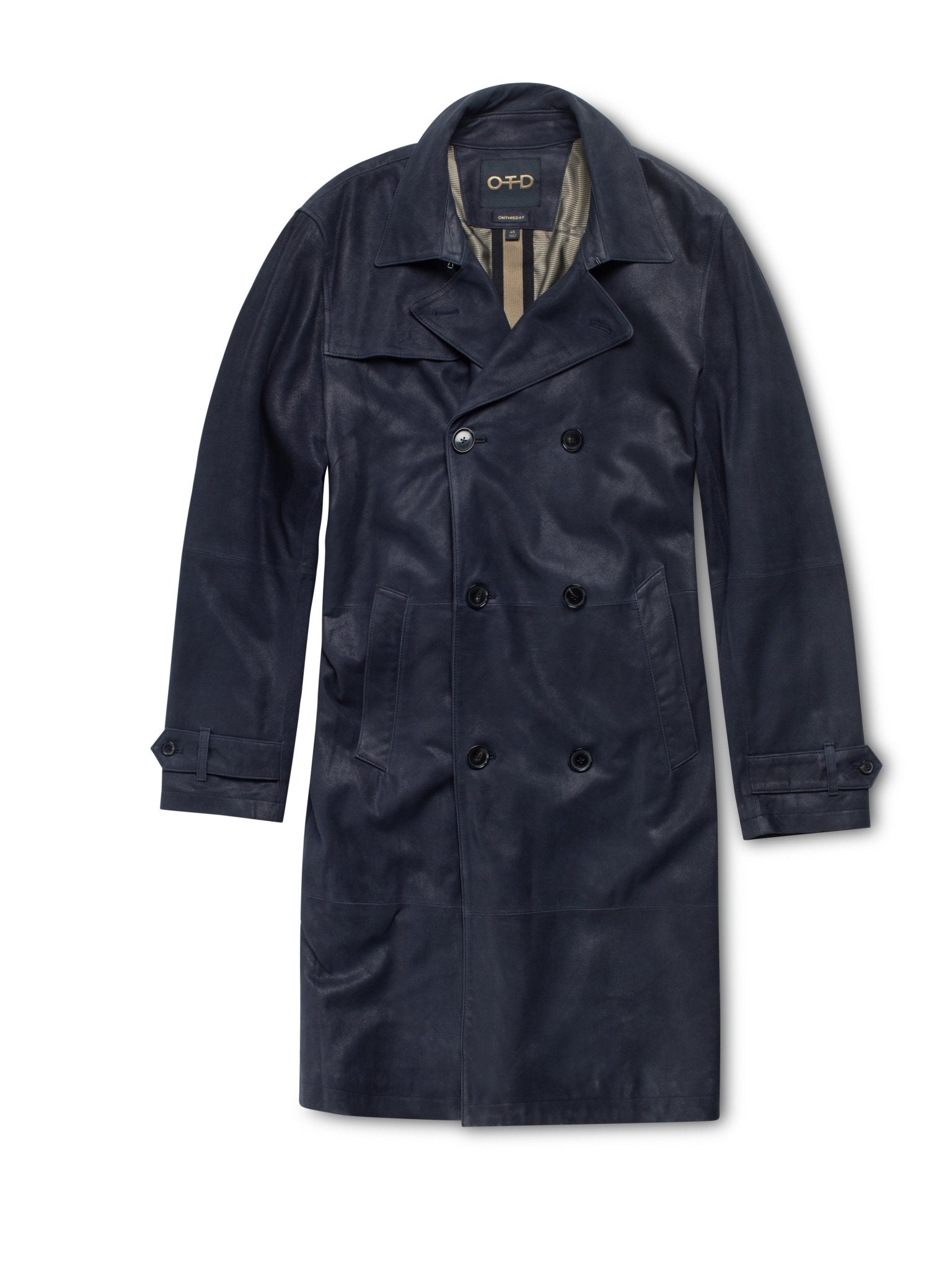 Midnight Suede Trench Coat - StepByStep