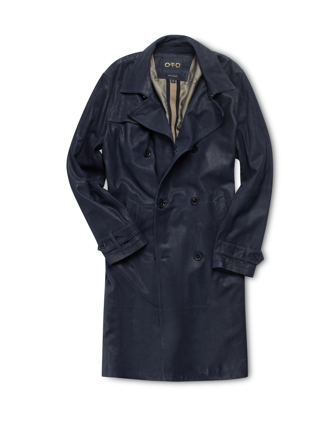 Midnight Suede Trench Coat - StepByStep