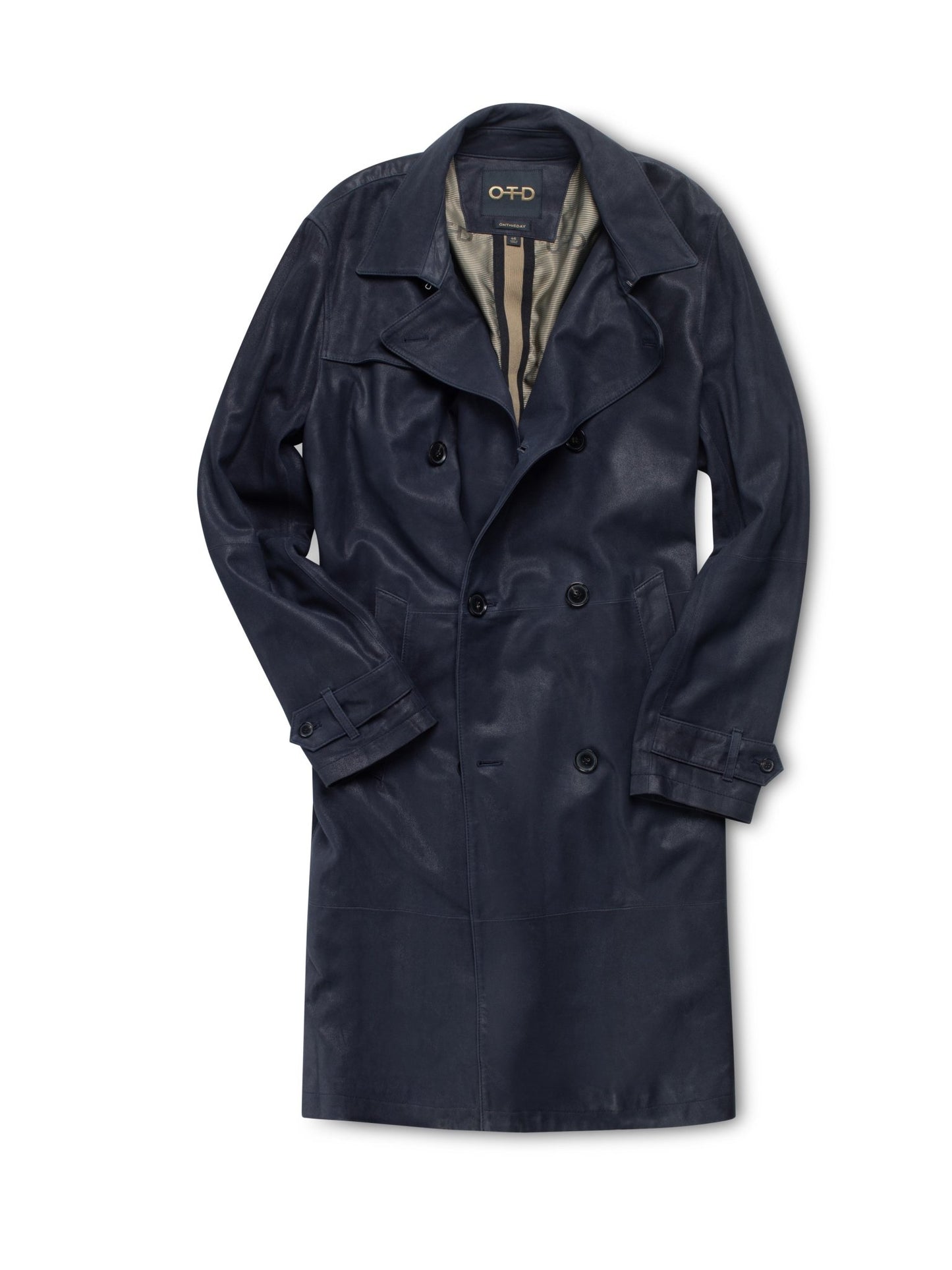 Midnight Suede Trench Coat - StepByStep