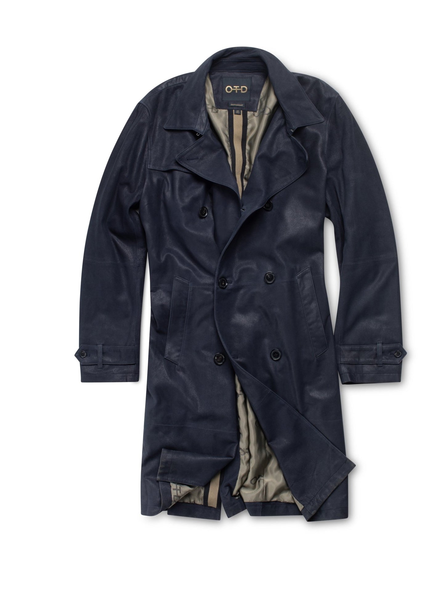 Midnight Suede Trench Coat - StepByStep